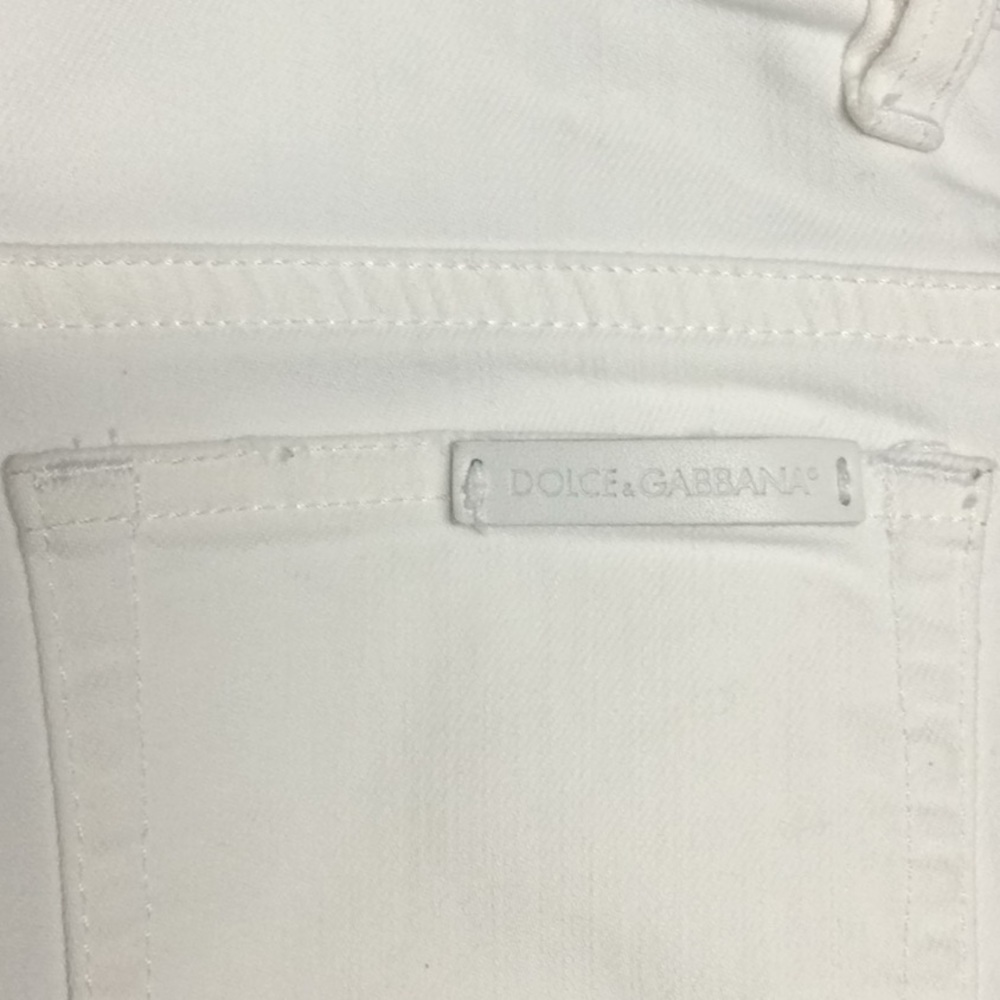 White Denim Dolce & Gabbana Jeans